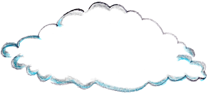 雲のイラスト画像1